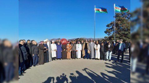 Dini sammitin iştirakçıları Xankəndidə - FOTOLAR