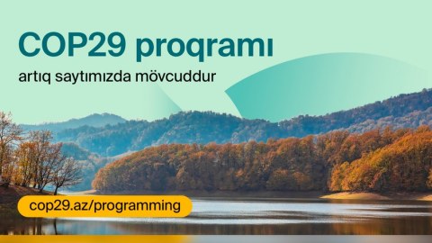 COP29-un proqramı açıqlandı