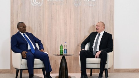 Azərbaycan lideri Qvineya-Bisau Prezidenti ilə görüşüb