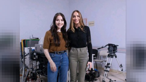 Arzu Əliyeva yeni filmin çəkiliş meydançasında - FOTO+VİDEO