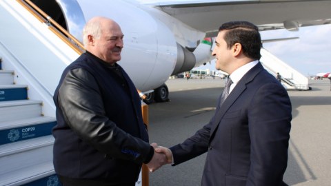 Lukaşenko Azərbaycanda səfərdədir - FOTO