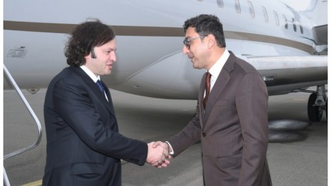Gürcüstanın Baş naziri Azərbaycana gəldi