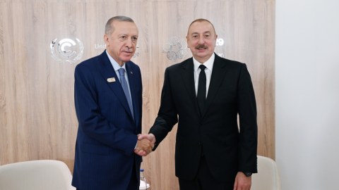 İlham Əliyev Ərdoğanla GÖRÜŞDÜ - FOTO