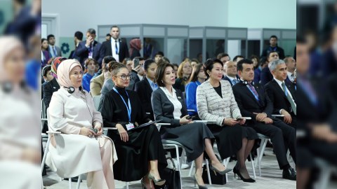 COP29-da iştirak edən birinci xanımlar - SİYAHI