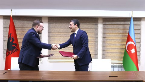 Azərbaycanla Albaniya media sahəsində əməkdaşlıq edəcək - FOTOLAR