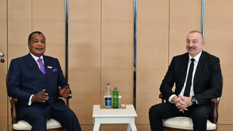 İlham Əliyev Konqo Prezidenti ilə danışıqlar apardı