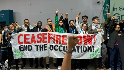 COP29-da aktivistlər aksiya keçirib