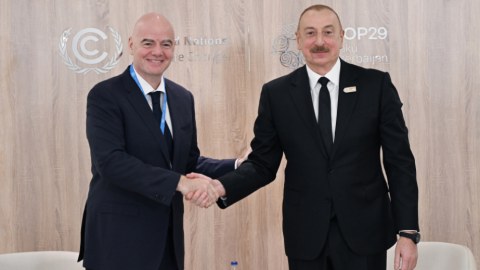 FIFA prezidenti İlham Əliyevə TƏŞƏKKÜR ETDİ