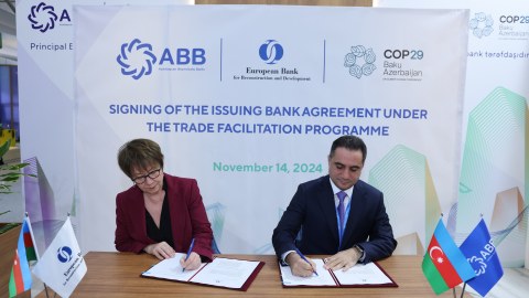 ABB ilə Avropa Yenidənqurma və İnkişaf Bankı arasında 50&nbsp;milyon dollarlıq anlaşma imzalandı!