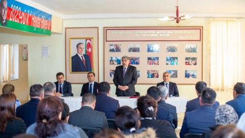 Salyanda Dayıkənd kəndinin sakinləri ilə görüş - FOTO