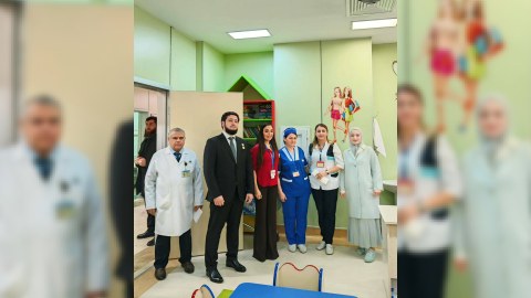 Leyla Əliyeva Uşaq Onkologiya Klinikasında - FOTO