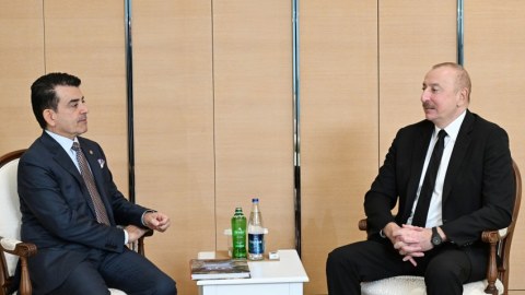 Prezident ICESCO-nun Baş direktoru ilə görüşüb - YENİLƏNİB