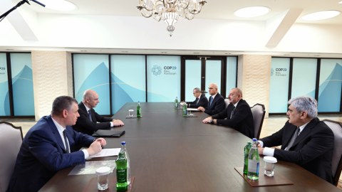 İlham Əliyev Rusiyanın maliyyə naziri ilə görüşüb