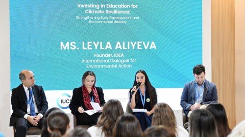 Leyla Əliyeva COP29-da müzakirələrdə iştirak edib - FOTO