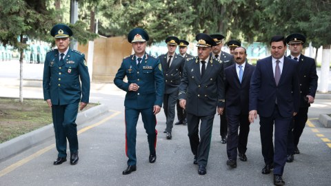 Hərbi prokuror DSX-nin hərbi qulluqçuları ilə görüşdü - FOTO