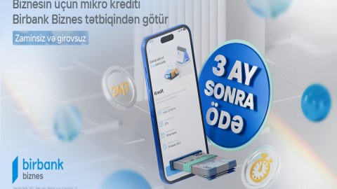 Biznes kreditinizi indi alın, 3 ay sonra ödəməyə başlayın!