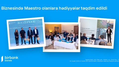 Biznesində Maestro olanlara hədiyyələr təqdim edildi