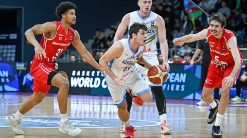 Basketbol millimiz&nbsp;İsveçrəyə uduzdu