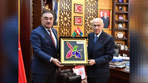 Türkiyədəki səfirimiz Dövlət Bağçalı ilə görüşdü - FOTO