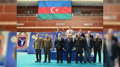 FHN-in qurumları arasında sərbəst güləş çempionatına yekun vurulub - FOTO