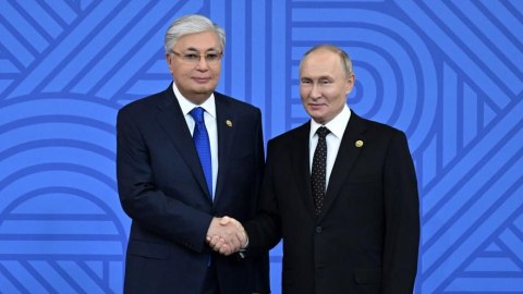 Putin Astanada belə qarşılandı - VİDEO