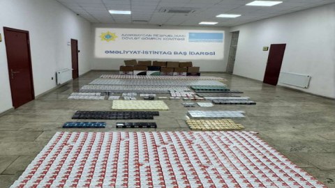 Külli miqdarda aksiz markasız siqaret aşkar edildi