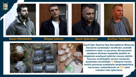 Narkotiklərlə Mübarizə İdarəsindən əməliyyat: Saxlanılanlar var
