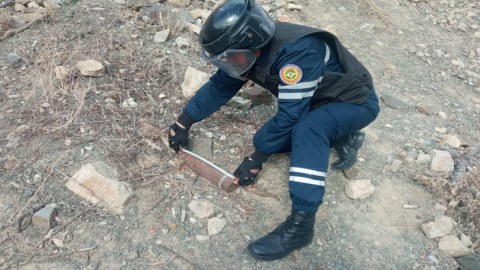 Ordubadda top mərmisi tapıldı