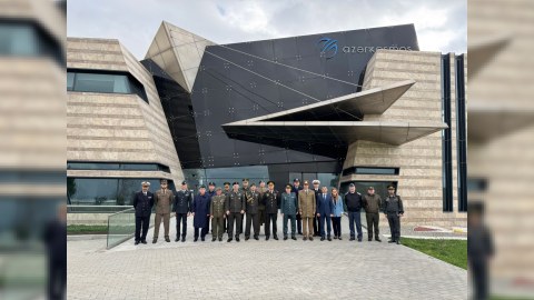 Hərbi attaşelər "Azərkosmos"da - FOTO