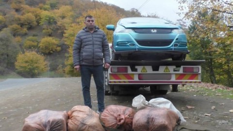 Narkotiki evakuatorla Bakıya gətirmək istəyən dəstə üzvləri YAXALANDI