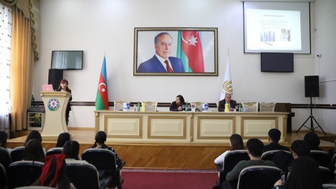 Gəncə Dövlət Universitetində &ldquo;Məişət zorakılığı və İnsan alverinə qarşı mübarizə&rdquo;&nbsp;
