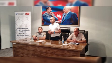 KAF məhkumlara hüquqi yardım layihəsini uğurla icra edib - FOTO