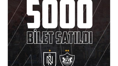 &ldquo;Neftçi&rdquo;-&ldquo;Qarabağ&rdquo; oyununa satılan biletlərin sayı