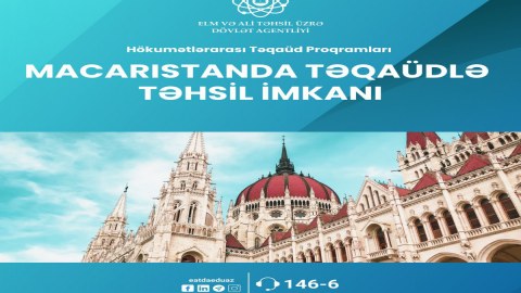 Xaricdə oxumaq istəyənlər üçün yeni İMKAN