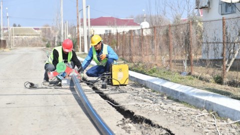 10 kənddə su təchizatı və kanalizasiya sistemləri YARADILIR