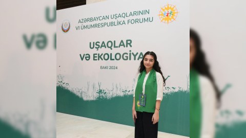 Uşaqların VI Forumunda iştirak etmək qürurvericidr - Məktəbli