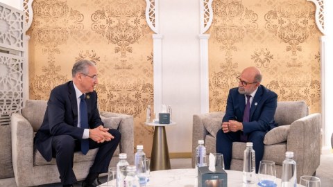 Muxtar Babayev GEF-in baş direktoru ilə görüşüb
