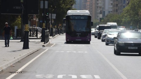 Bakıda bu küçəsindəki avtobus zolağı ilə bağlı YENİLİK