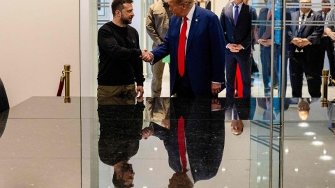Zelenski Trampla görüşə bilər