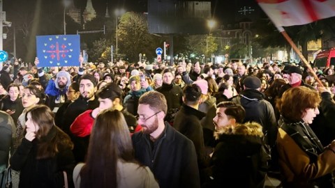 Gürcüstandakı aksiyalarda 50 nəfər SAXLANILIB