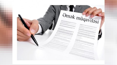 Əmək müqavilələrinin sayı açıqlandı