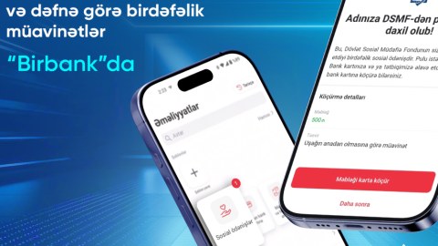 Birdəfəlik müavinətlər üçün banka yaxınlaşmağa ehtiyac olmayacaq