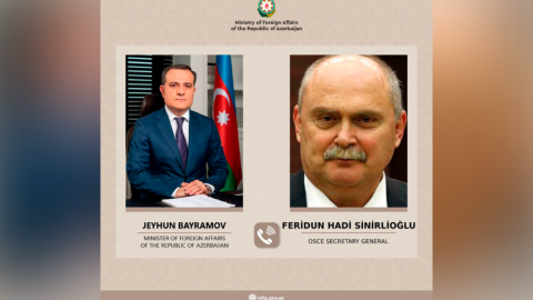 Yeni baş katiblə ilk telefon DANIŞIĞI