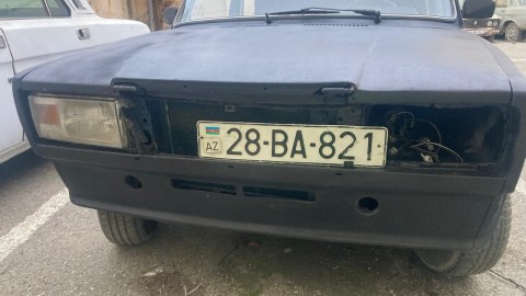 Narkotikin təsiri altında olan sürücü saxlanıldı - FOTO