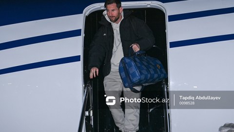 Messi Bakıya gəldi -&nbsp;FOTOLAR