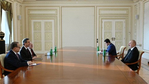 İlham Əliyev qəbul keçirdi