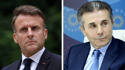 Makron İvanişviliyə zəng etdi: razılığa gəldilər