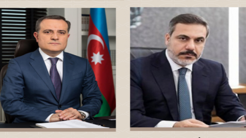 Ceyhun Bayramovla Hakan Fidan Suriyanı MÜZAKİRƏ ETDİ