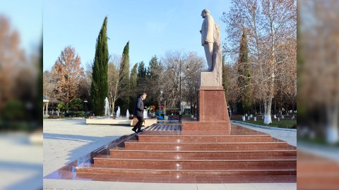 Samuxda Ulu Öndərin əziz xatirəsi yad edilib - FOTO