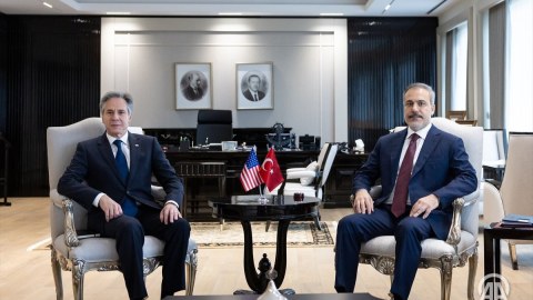 Blinken Ankarada Hakan Fidanla görüşüb